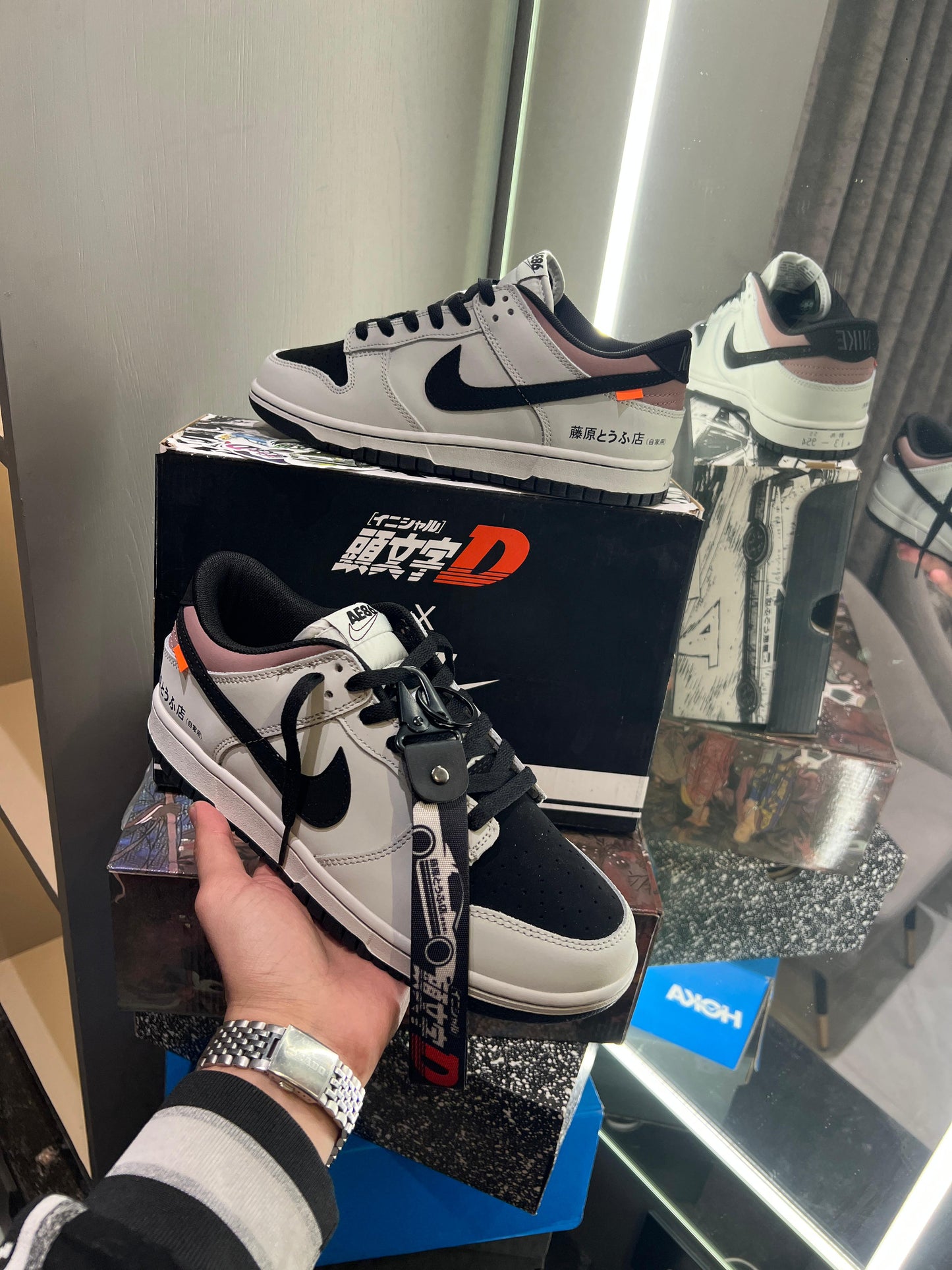 No Brainer x Nike Sb Dunk Low Ae86 "Initial D" (Semi UA)