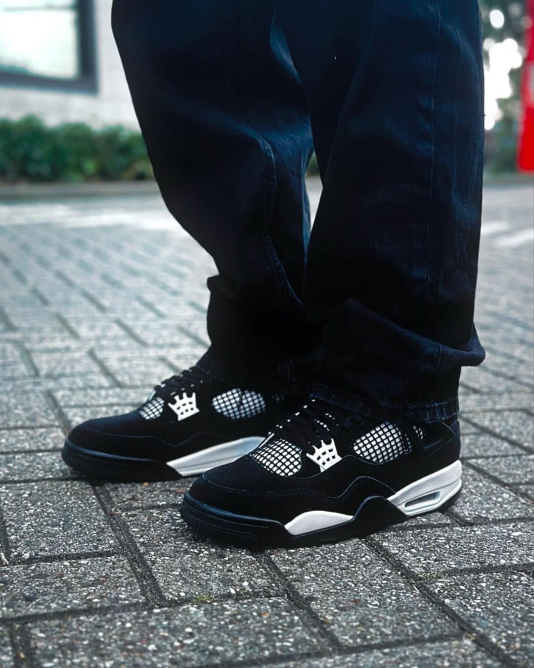 Nike Air Jordan Retro4 'Thunder Black' (Semi UA)