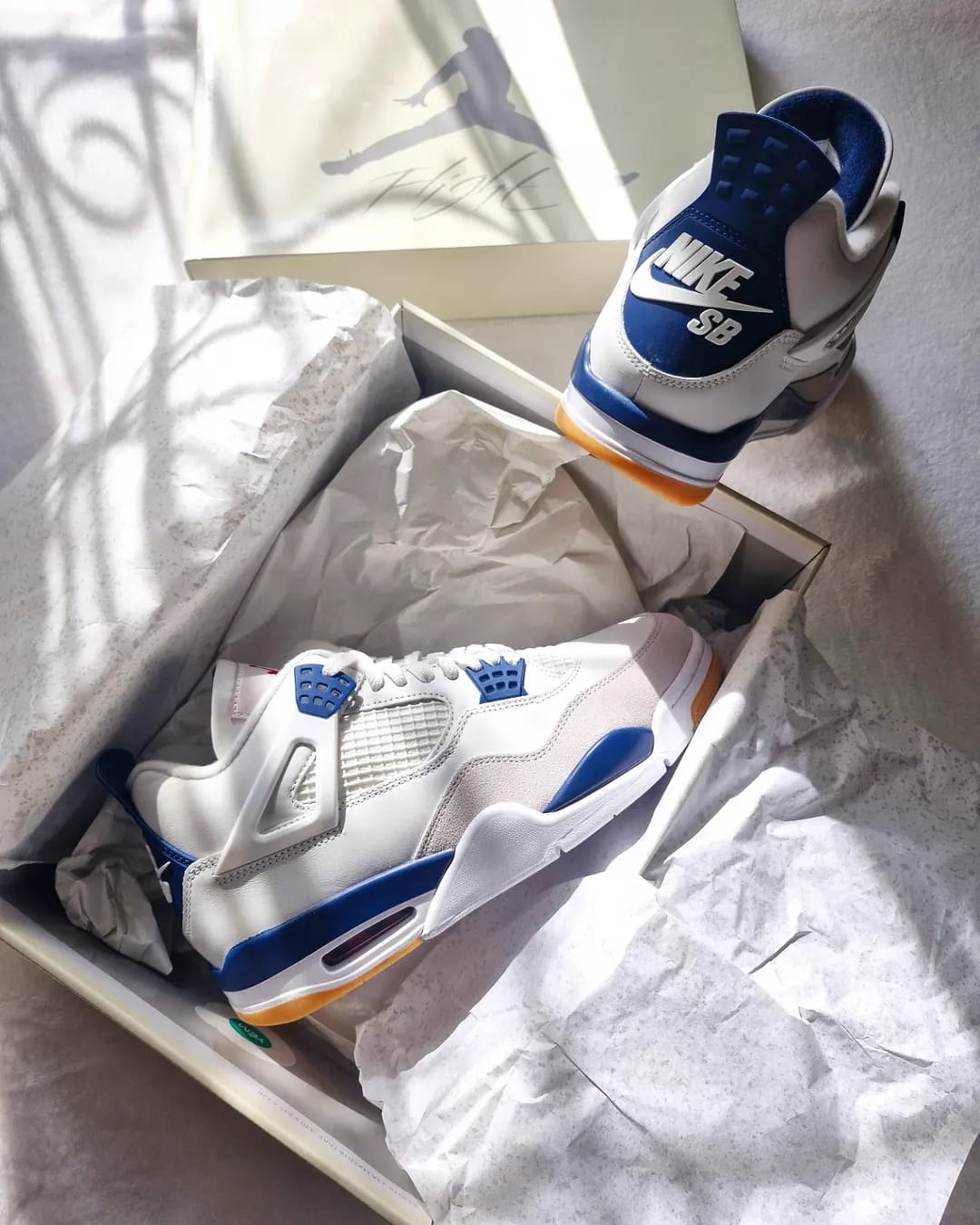 Nike Sb x Air Jordan Retro4 'Navy' (Semi UA)