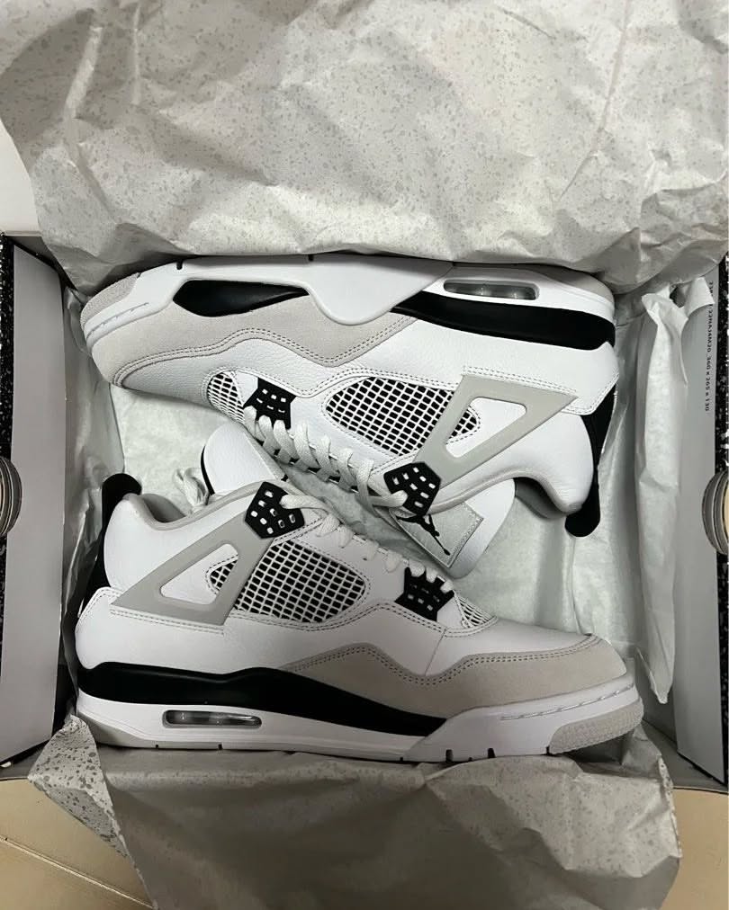 Nike Air Jordan Retro4 "Military Black" (Semi UA)