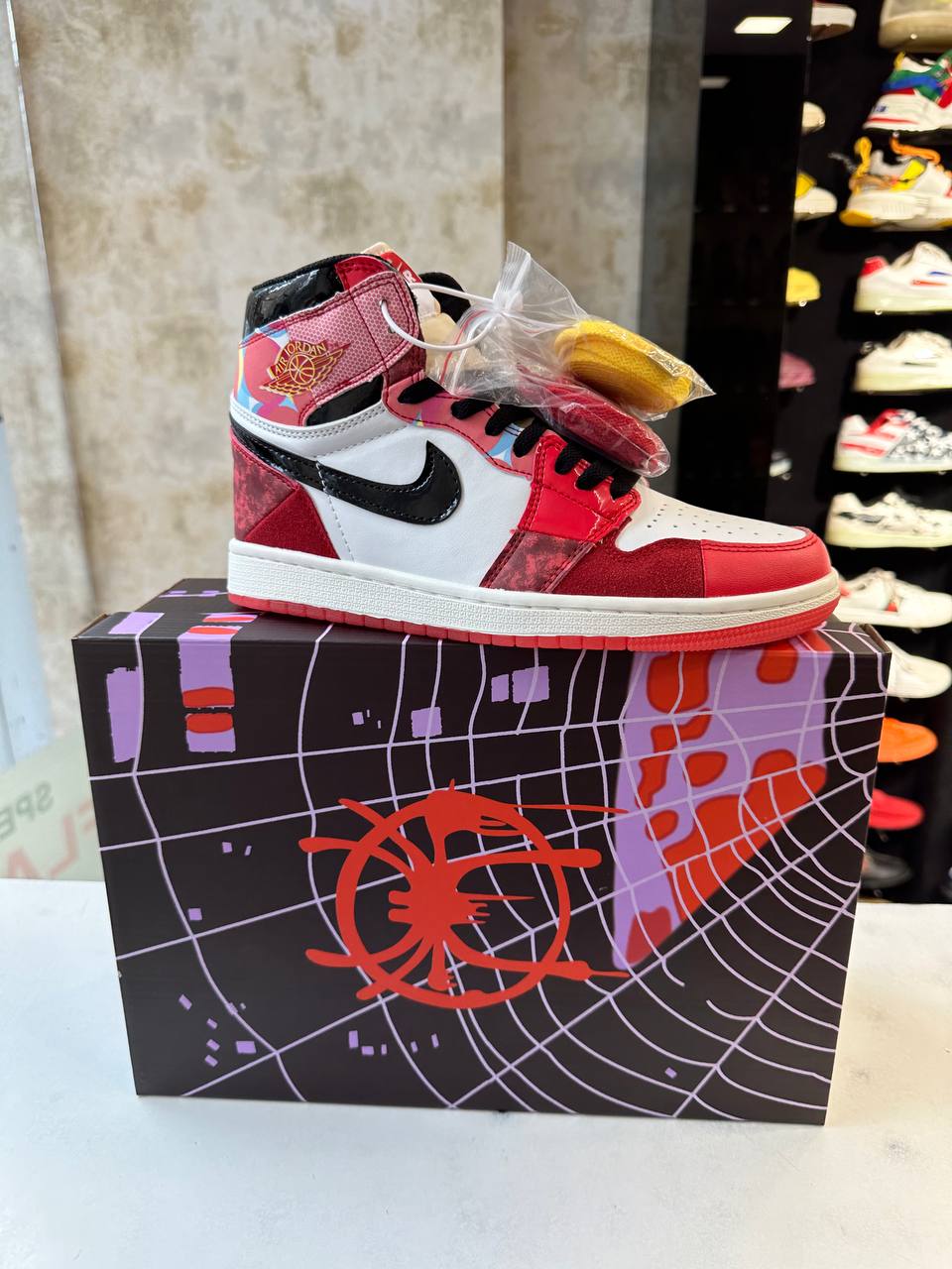 Nike Air Jordan Retro1 High x Spiderman Across The Spiderverse (Semi UA)