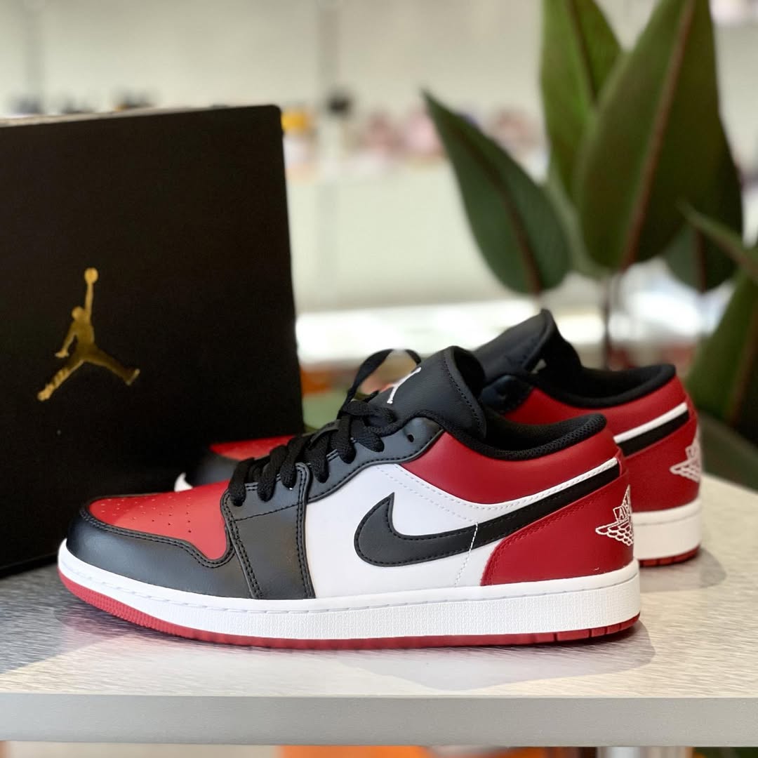 Nike Air Jordan Retro1 Low "Bred Toe" (Semi UA)