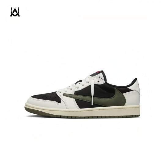 Travis Scott x Air Jordan Retro1 Low 'Olive' (Semi UA)