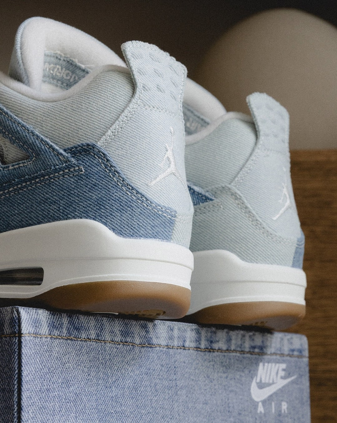 Nike Air Jordan Retro4 Denim "Worn Blue" (Semi Ua)