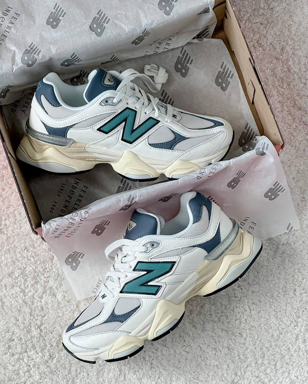 New Balance 9060 'Sea Salt Spruce Dark Arctic Gey'