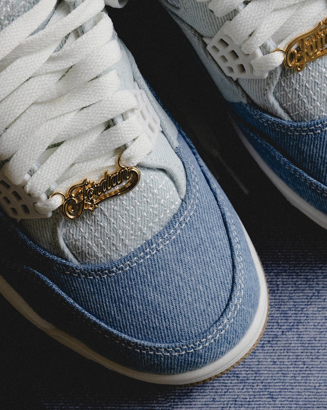 Nike Air Jordan Retro4 Denim "Worn Blue" (Semi Ua)