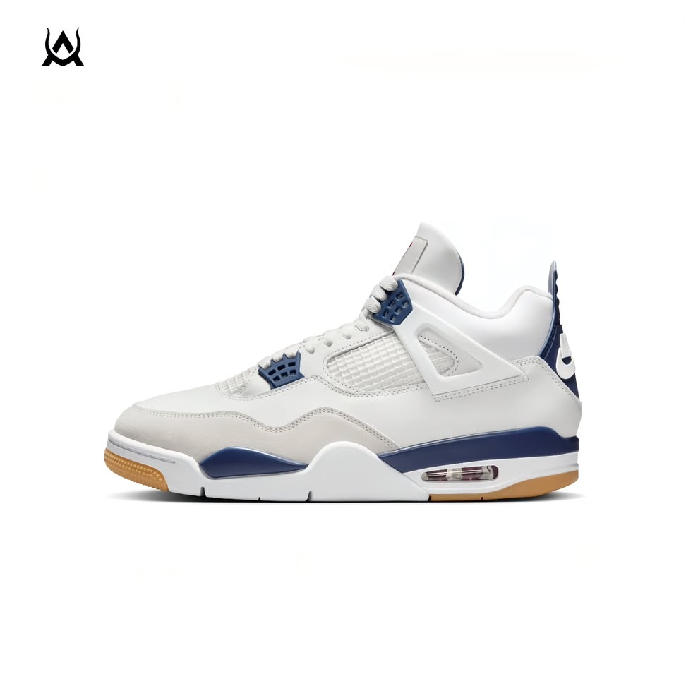 Nike Sb x Air Jordan Retro4 'Navy' (Semi UA)