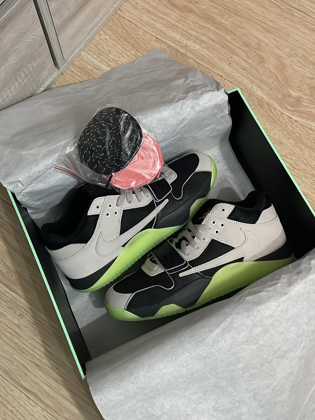 Chase B x Nike Air Jordan Jumpman Jack Tr Travis Scott 'Black Night Silver'